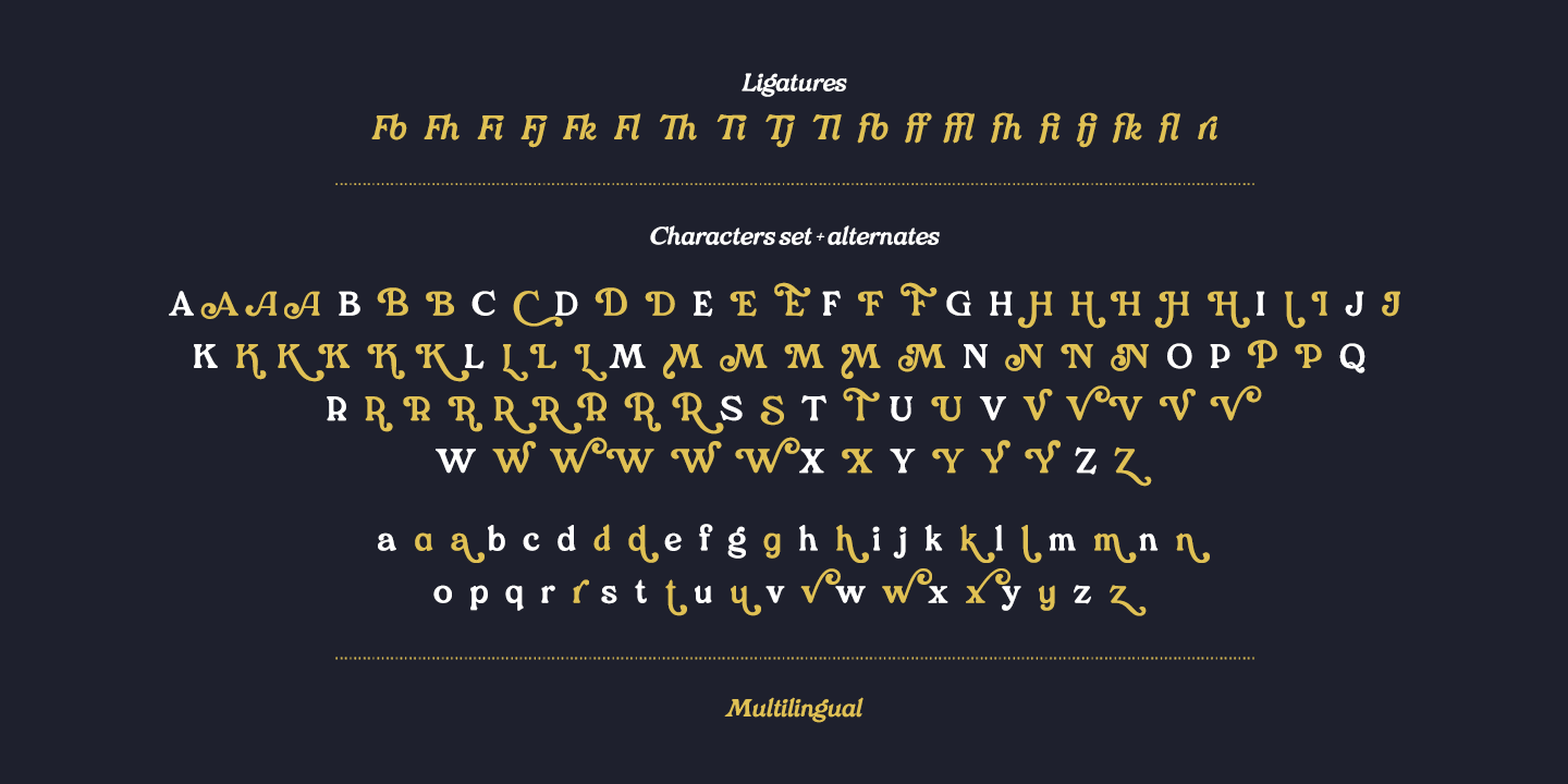 Example font VVDS Rashfield #2